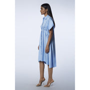 The Victoria Powder Blue Dress Side View 